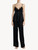 Black silk camisole with macramé frastaglio_1