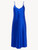 Silk midi nightgown in electric blue_0