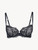 Lace balconette bra in black_0