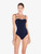 Monogram Underwired Swimsuit in Navy_1