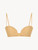 Hazel-coloured underwired padded bandeau U-bra_0