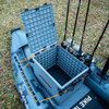 BlackPak Pro Kayak Fishing Crate - 13" x 16", Jetty Blue