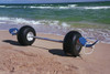 10′ Cat Trax Catamaran beach wheels with standard hull cradles 10′ beam