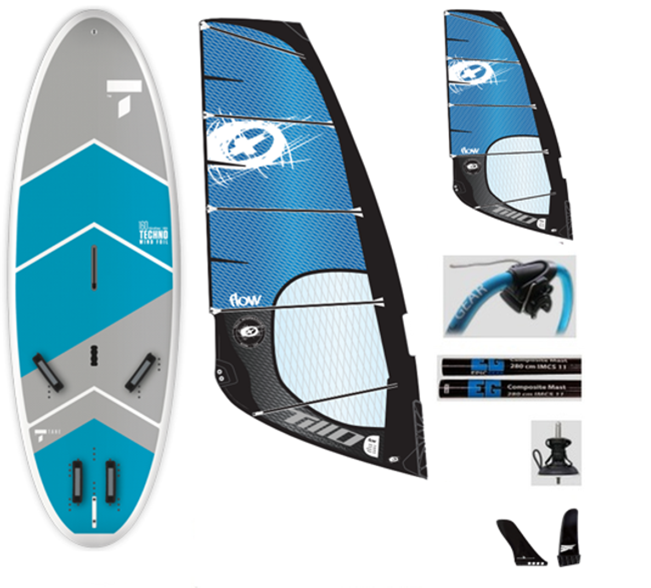 Go windsurf package WIND FOIL 160 w/ FLOW Rig