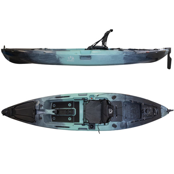 HOODOO Tempest 120P Pedal Drive Kayak - Liquid Surf and Sail