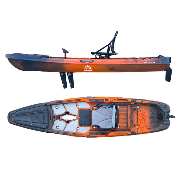 Hoodoo Impulse 105 Fin Drive Kayak - Liquid Surf and Sail