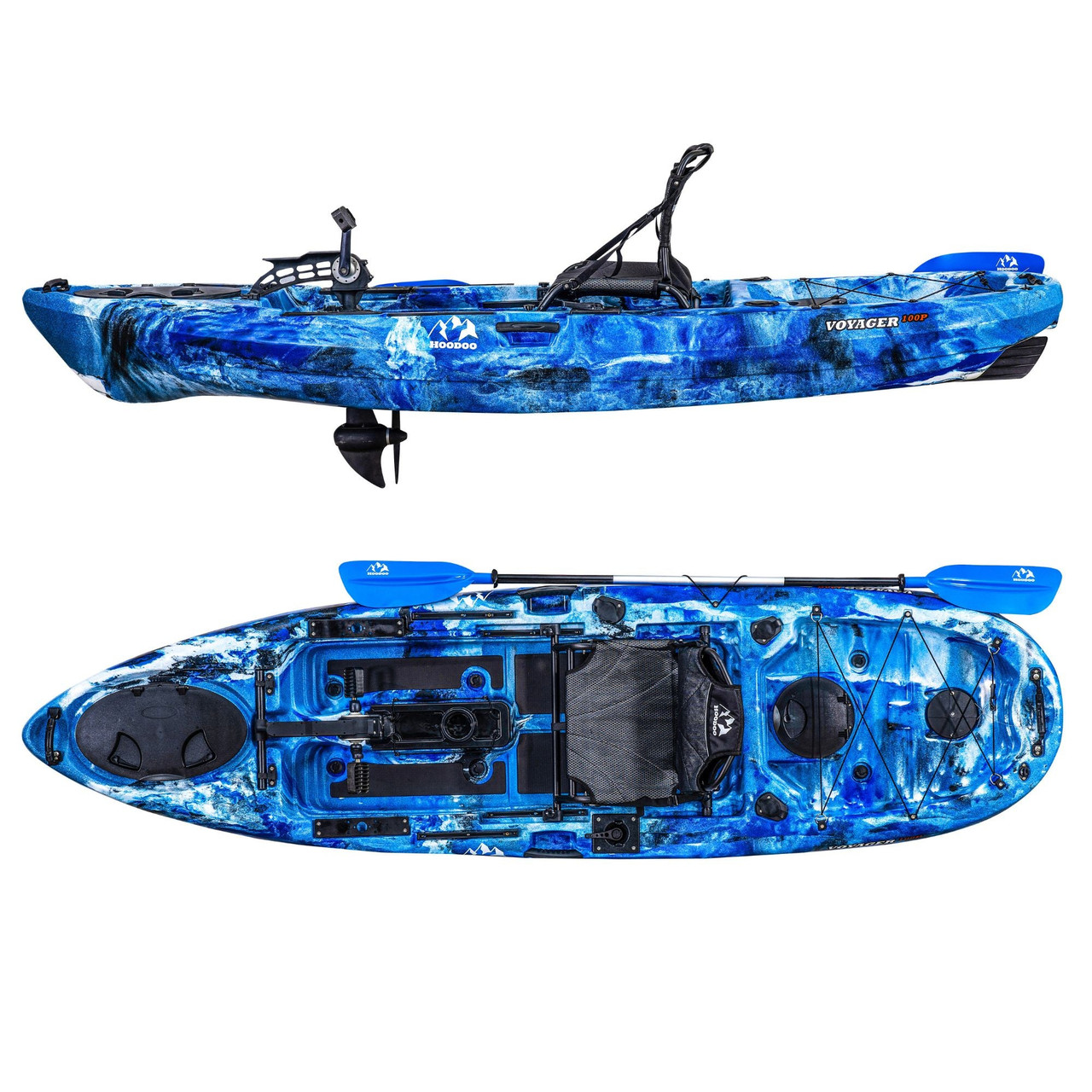 Hoodoo Voyager 100P Pedal Drive Kayak - Liquid Surf and Sail