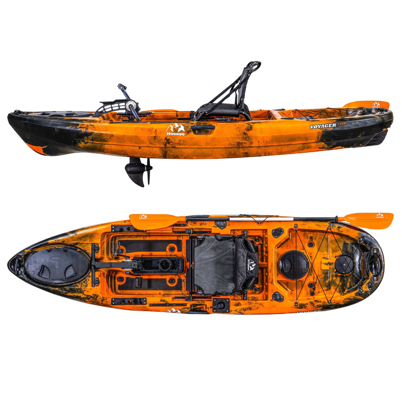 Hoodoo Voyager 100P Pedal Drive Kayak - Liquid Surf and Sail