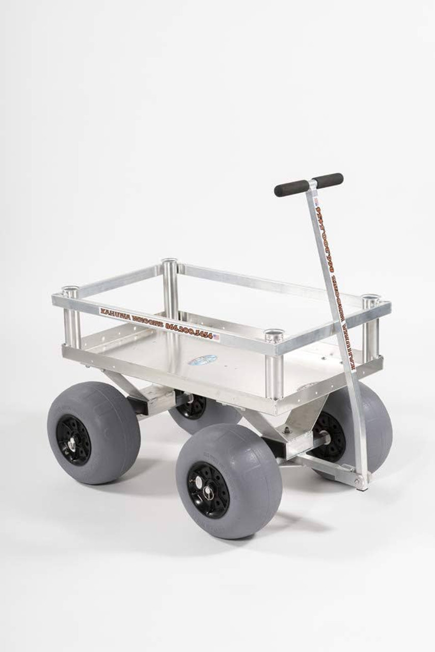 aluminium two wheel beach wagon cart