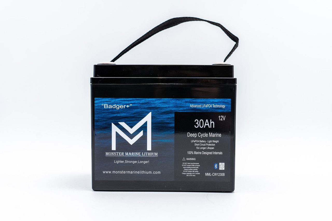 Badger 30Ah Lithium Battery - MML-1230B - Liquid Surf and Sail