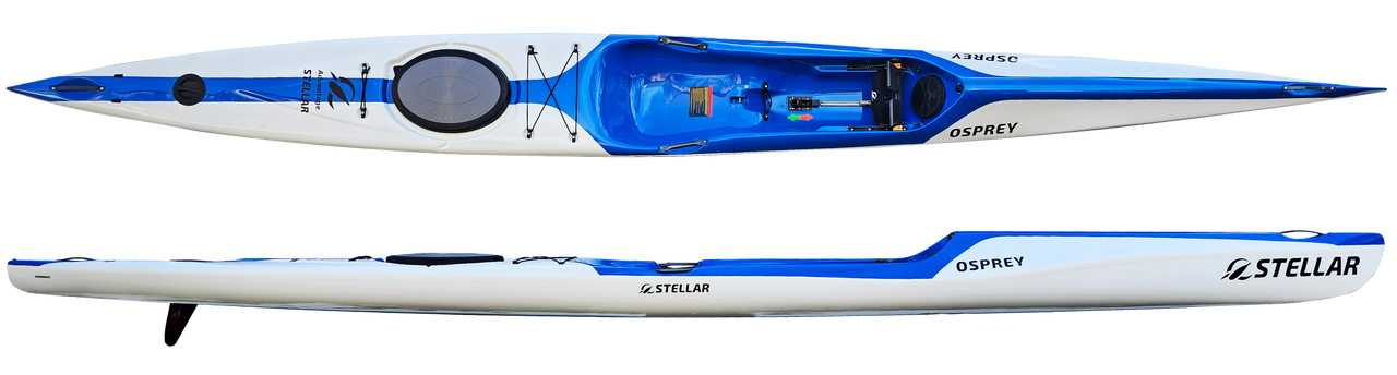 Stellar 18' Surf Ski S18S EXP (OSPREY) - Liquid Surf and Sail
