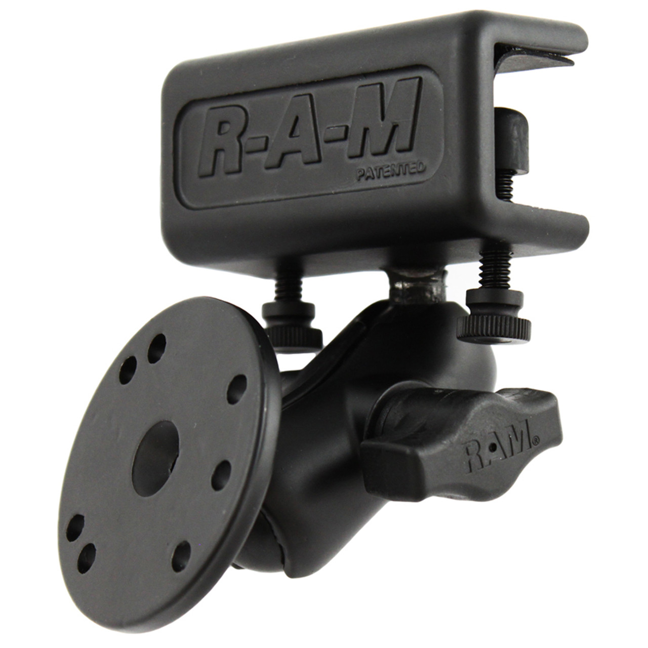 RAM-B-166-103U: RAM Twist-Lock Suction Cup Base with Double Socket