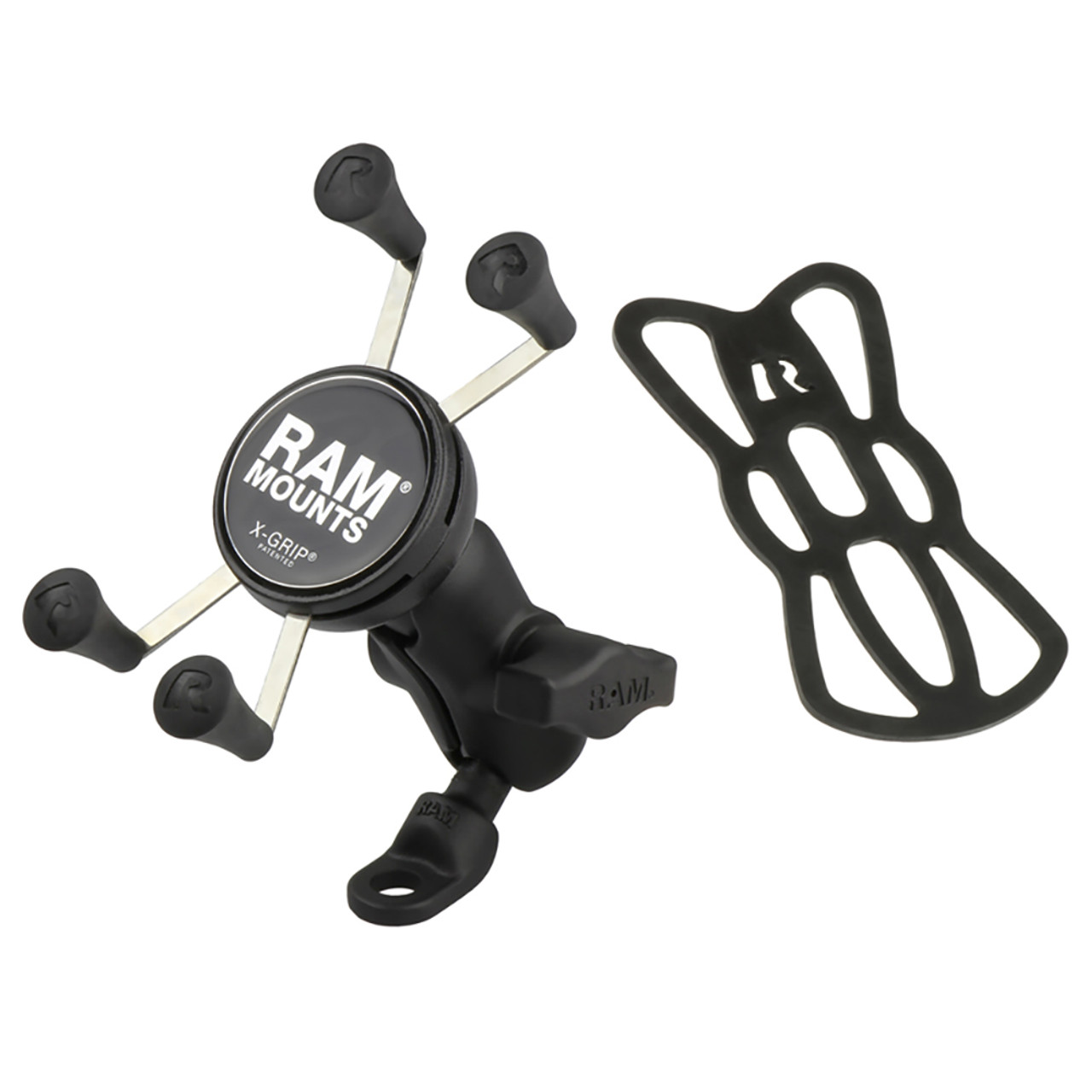 RAM® X-Grip® Phone Holder with Motorcycle Fork Stem Base – RAM Mounts