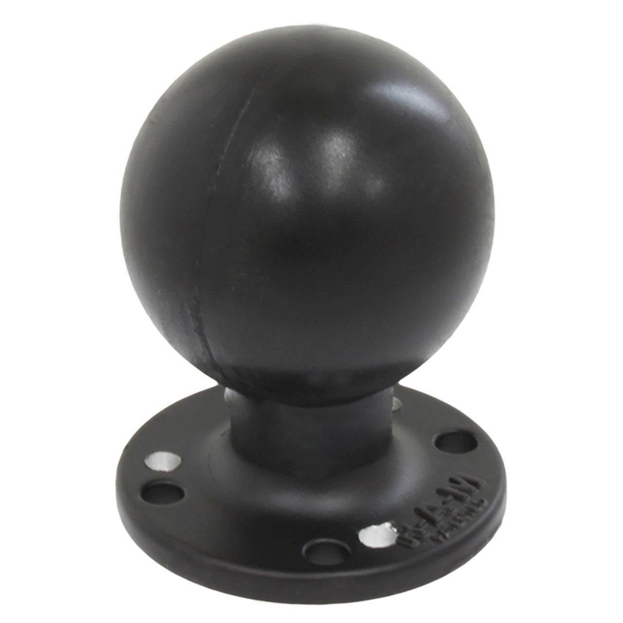 RAM Mount RAM Round Plate w/Ball - 2.25 - D Size Ball - Hole Plate  [RAM-D-254-WD1U]