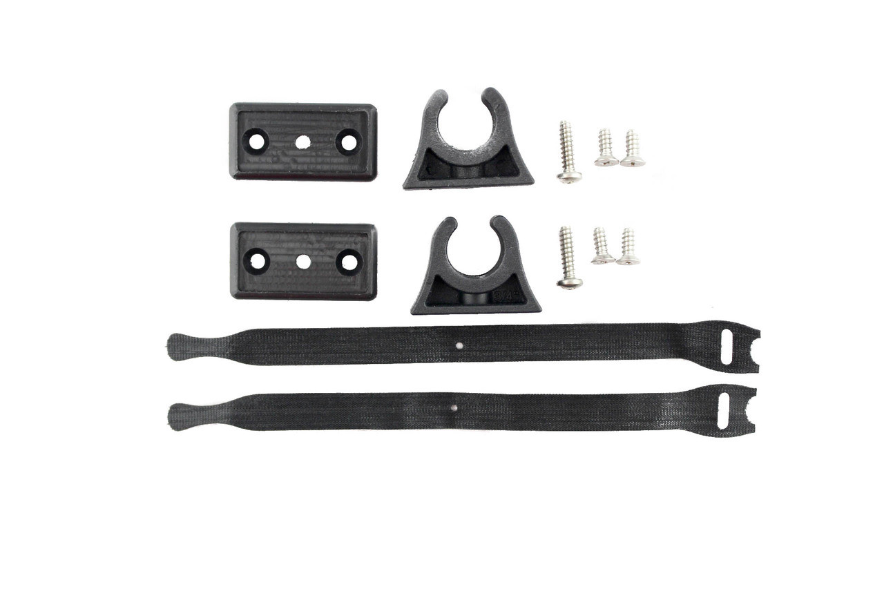 Deluxe ParkNPole™ Clip Kit with Anti-Pivot Mounting Base and Security Straps (PNPCLP-DLX)