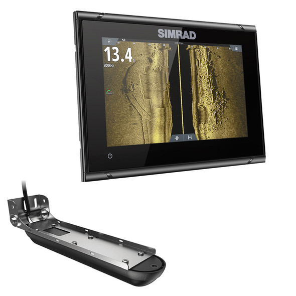 Simrad GO7 XSR Chartplotter\/Fishfinder w\/Active Imaging 3-in-1 Transom Mount Transducer  C-MAP Discover Chart [000-14838-002]