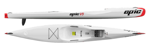 Epic V5 G2 Surfski paddle kayak race fitness