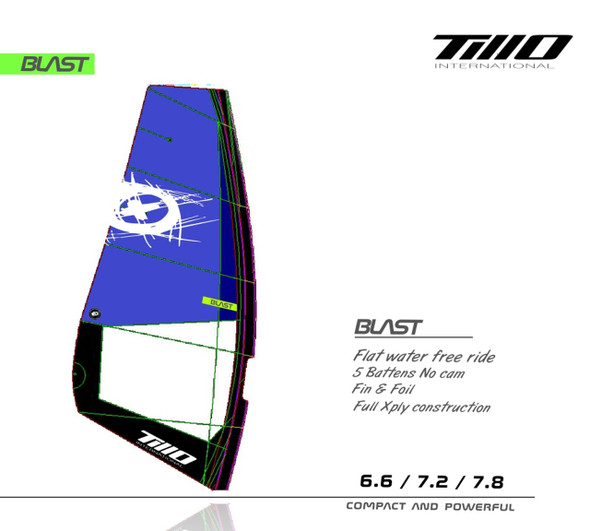 tillo Blast free ride Sail windsurfing