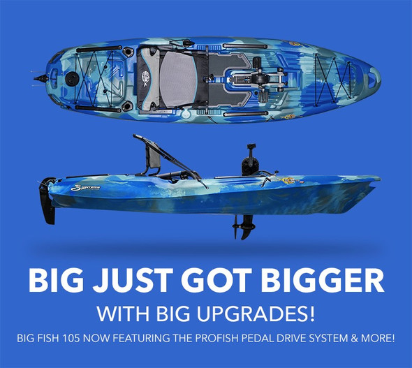 Big Fish 105 PDL fishing kayak