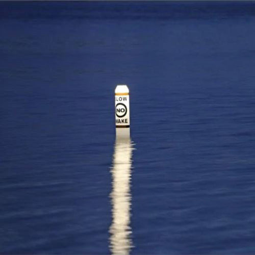 Solar-Powered Lighted Pencil-Style Marker Buoy