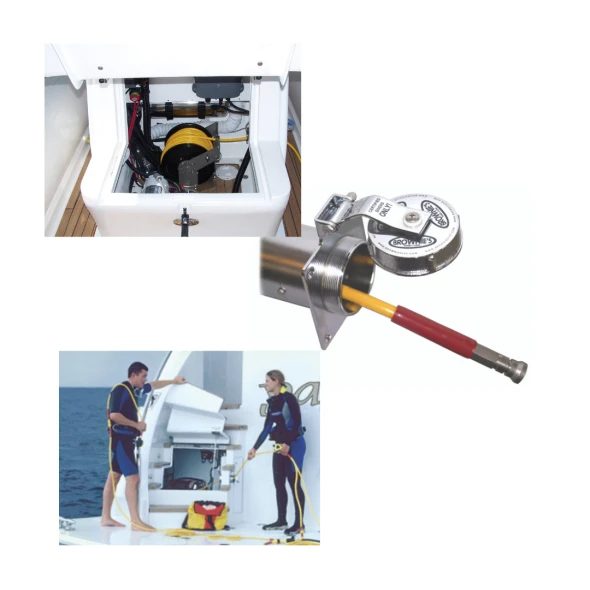 E-Reel with Custom Brownie’s Stainless Steel Hawse Fittings