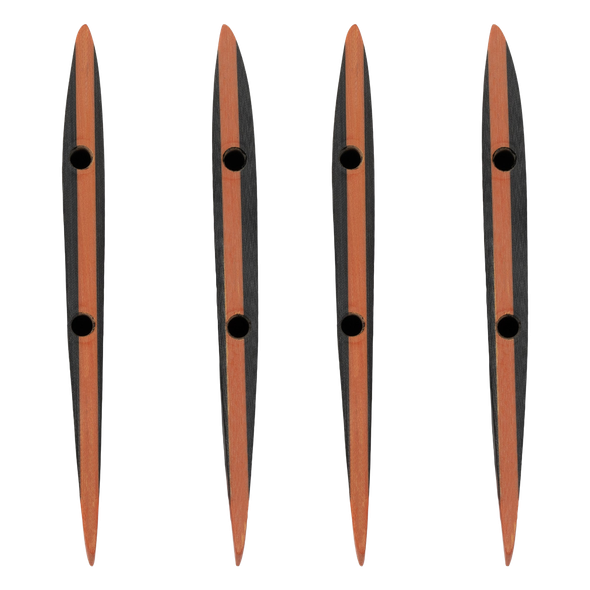 G10 twintip fin set (asymmetrical)