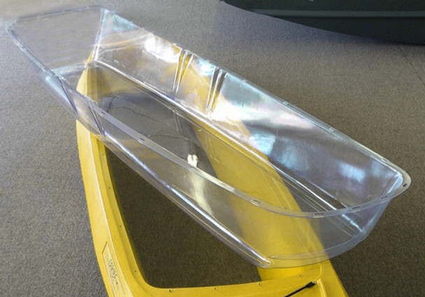 Replacement Caribe Cockpit clear tub insert for kayak