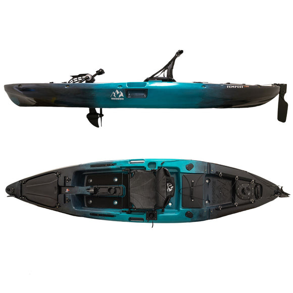 HOODOO Tempest 120P Pedal Drive Kayak - Liquid Surf and Sail