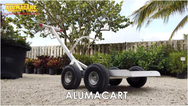 THE ALUMACART Industrial Cart Kahuna aluminum
