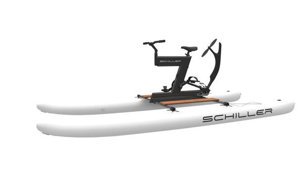 Schiller S1-C Black Frame on White Pontoons