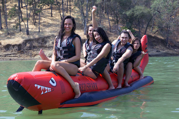 Red Shark 6 Passenger Commercial Sled 19'ft in-line seates