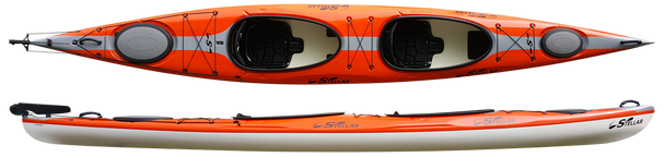 Stellar ST17  Tandem 17 sea kayak paddle touring