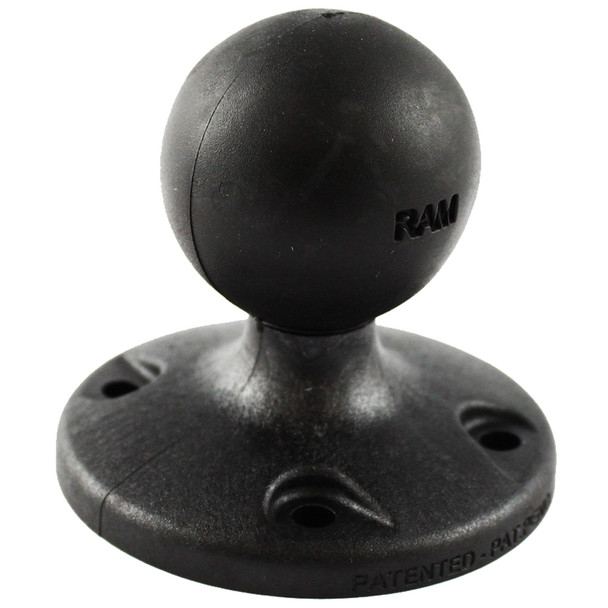 RAM Mount 2.5" Composite Round Base w\/AMPS Hole Pattern & 1.5" Ball [RAP-202U]