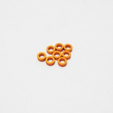 Hiro Seiko 3mm Alloy Spacer Set (1.5t)  [Orange]