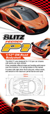 BLITZ P1 1/12th Bodyshell (0.5mm)