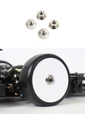 TiTAN BLADE 4mm Serrated Titanium Nut (4)