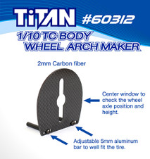 Blitz 1/10 TC Body Wheel Arch Make