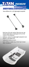 TiTAN 1/10 Carbon Body-Shell Stiffener (2)
