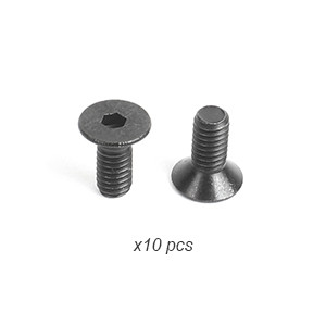ARC 2.5x6mm Thin Flat Screw (10)