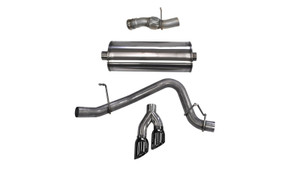 Corsa 2015-2020 GMC Yukon Denali 6.2L V8 Single Side Exit Cat-Back Exhaust w/ Polished Black Tips