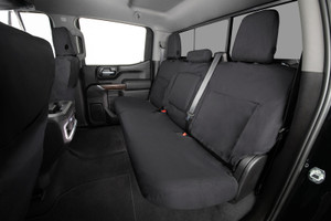 Covercraft 14-18 Chevrolet Silverado Polycotton SeatSaver Custom Second Row Seat Covers - Charcoal