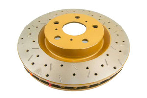 DBA 09 Pontiac G8 V8 6.0L Front Drilled & Slotted 4000 Series Rotor