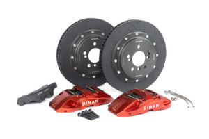 Dinan 14-16 BMW 228i Front Big Brake Kit - 370x32mm 4 Piston - Red