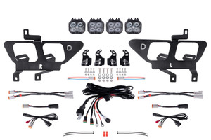Diode Dynamics 21-22 Ford F-150 SS3 LED Fog Pocket Kit - White Pro