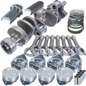 Eagle Chevy LT1350 1Pc 3.750in Crank 5.700in I-Beam Rods -18cc 4.030in Pistons Rotating Assembly