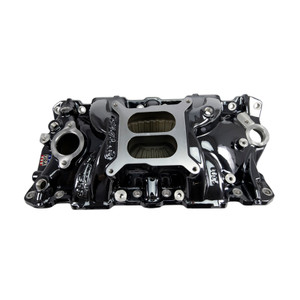 Edelbrock 55-86 Chevy SB Performer EPS Intake Manifold - Black Plasma Finish