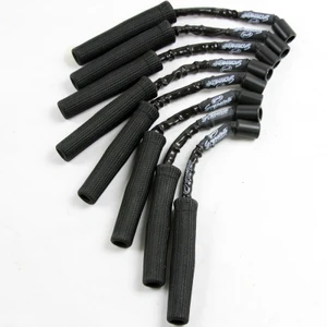 Granatelli 14-23 GM L83 5.3L/L86 6.2L Hi-Perf Coil-Near-Plug Wire Conn Kit w/Black Jacket/Blk Sleeve