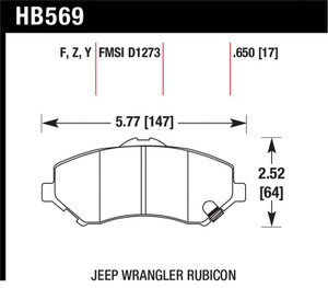 Hawk HPS Street Brake Pads