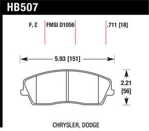 Hawk Performance Ceramic Street Brake Pads