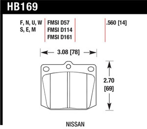 Hawk HP+ Street Brake Pads